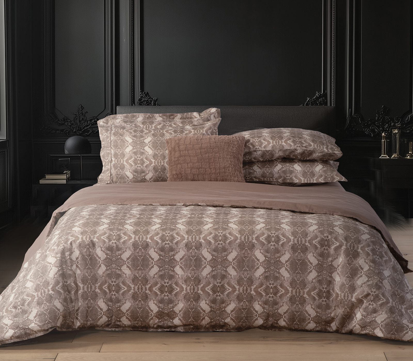 Nef-Nef Homeware ΣΕΝΤΟΝΙ ΒΑΜΒ.VIPER ΣΕΤ KING SIZE BEIGE