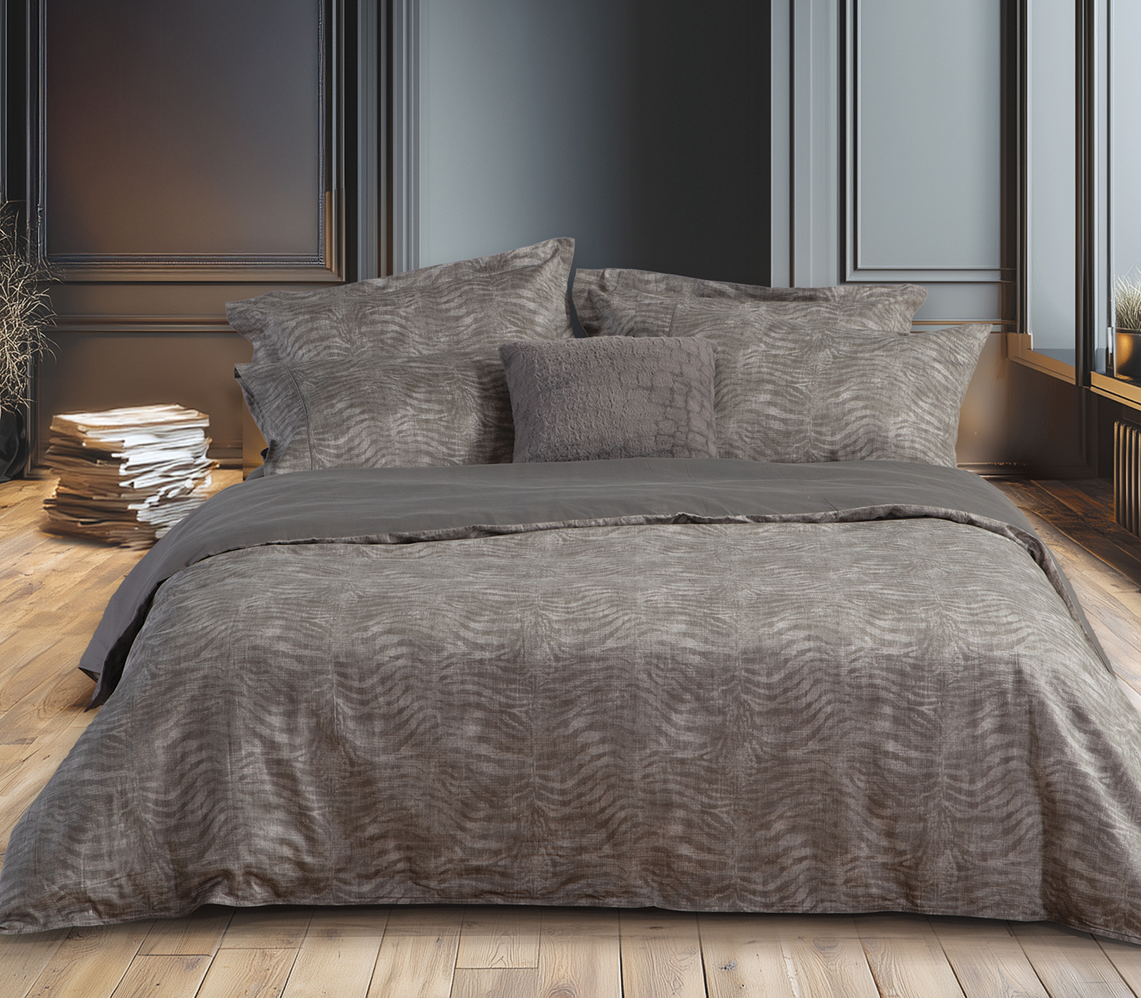 Nef-Nef Homeware ΣΕΝΤΟΝΙ ΒΑΜΒ.ZESTEN ΣΕΤ Υ/ΠΛΟ GREY