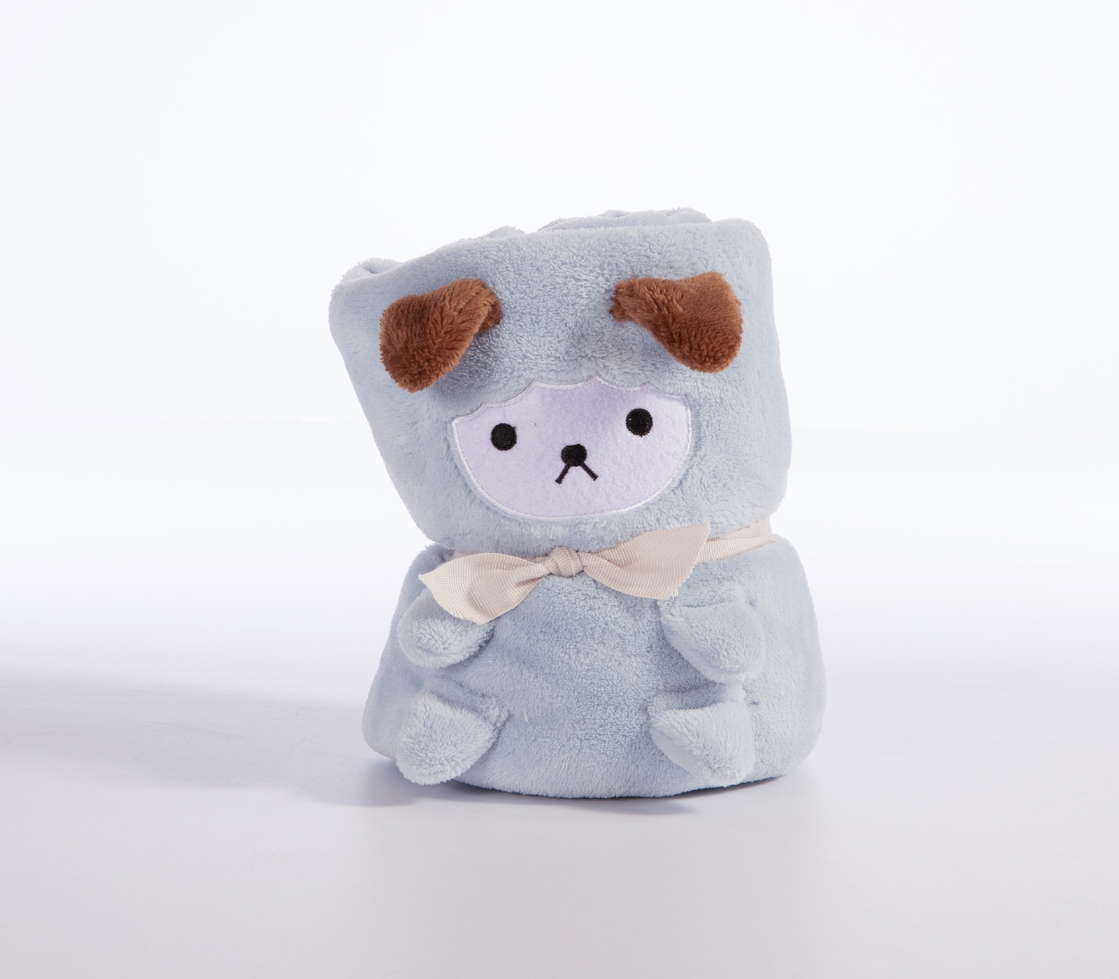 Nef-Nef Homeware ΚΟΥΒΕΡΤΑ FLEECE ΠΟΛ.LOVELY SHEEP 80X110 L.BLUE