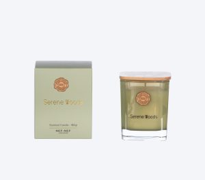 Nef-Nef Homeware ΑΡΩΜΑΤΙΚΟ ΚΕΡΙ SERENE WOOD 180gr GREEN