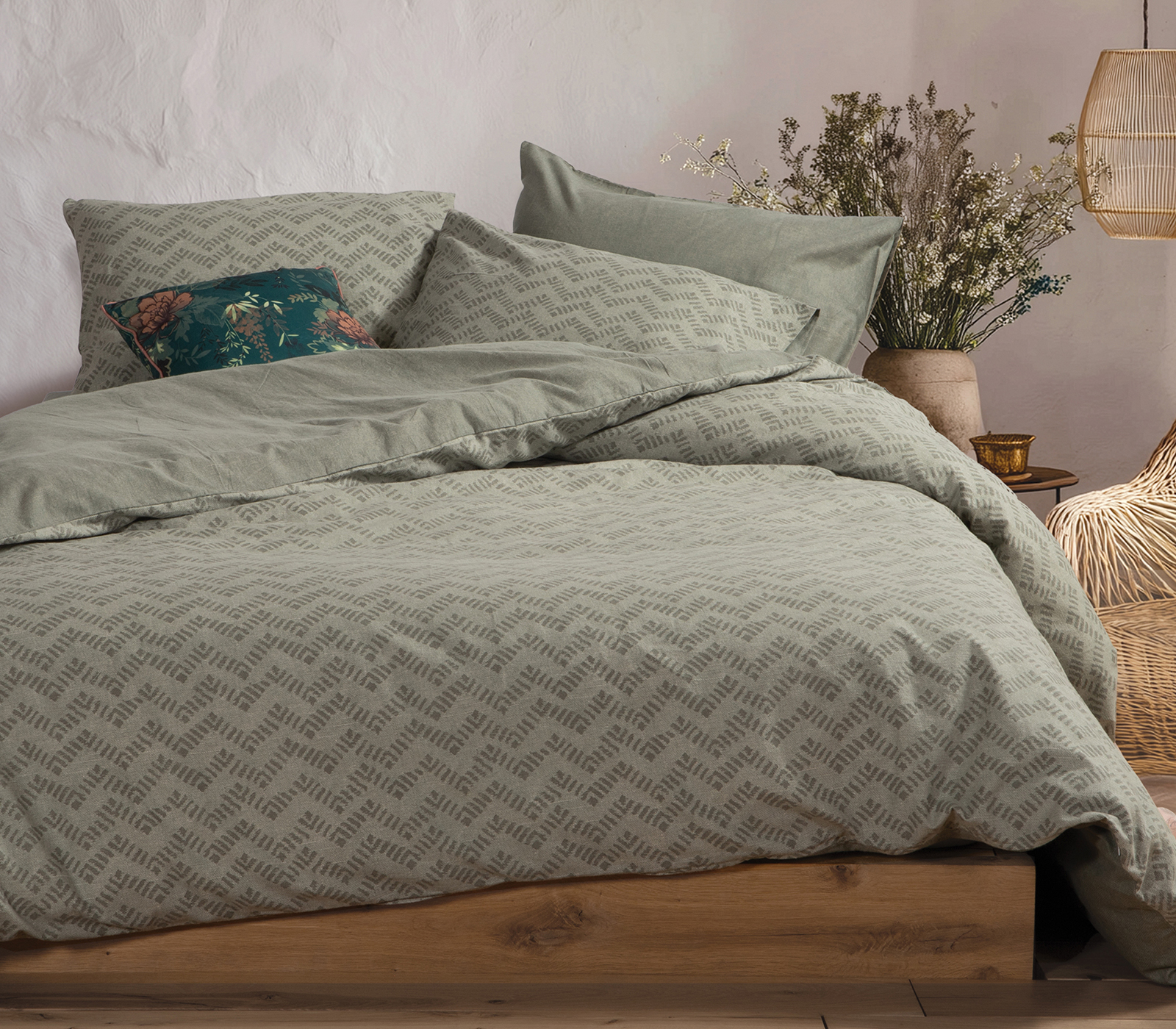 Nef-Nef Homeware ΠΑΠΛΩΜΑΤΟΘΗΚΗ ΦΑΝΕΛΕΝΙΑ OTRANDO ΣΕΤ MONΗ GREEN