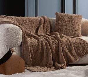 Nef-Nef Homeware ΡΙΧΤΑΡΙ ΠΟΛ.MENTOR 130X180 MOCCA