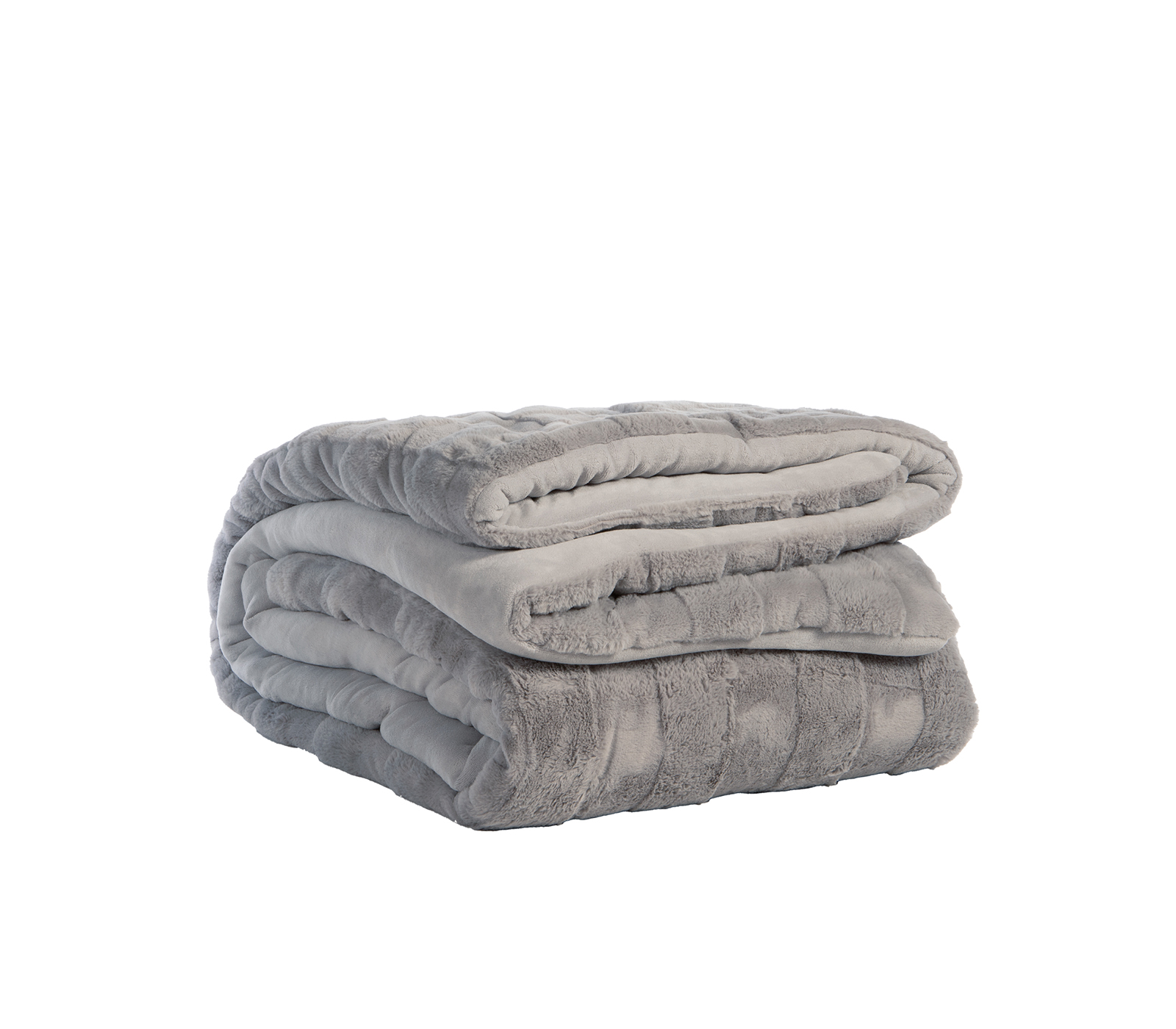 Nef-Nef Homeware ΚΟΥΒΕΡΤΑ-ΠΑΠΛΩΜΑ ΠΟΛ.WANE 240X220 L.GREY
