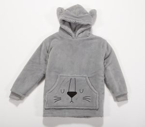 Nef-Nef Homeware ΠΟΝΤΣΟ ΠΟΛ.SLEEPING LION GREY 6-8 Ετών