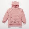 Nef-Nef Homeware ΠΟΝΤΣΟ ΠΟΛ.SMILING CAT PINK 4-6 Ετών