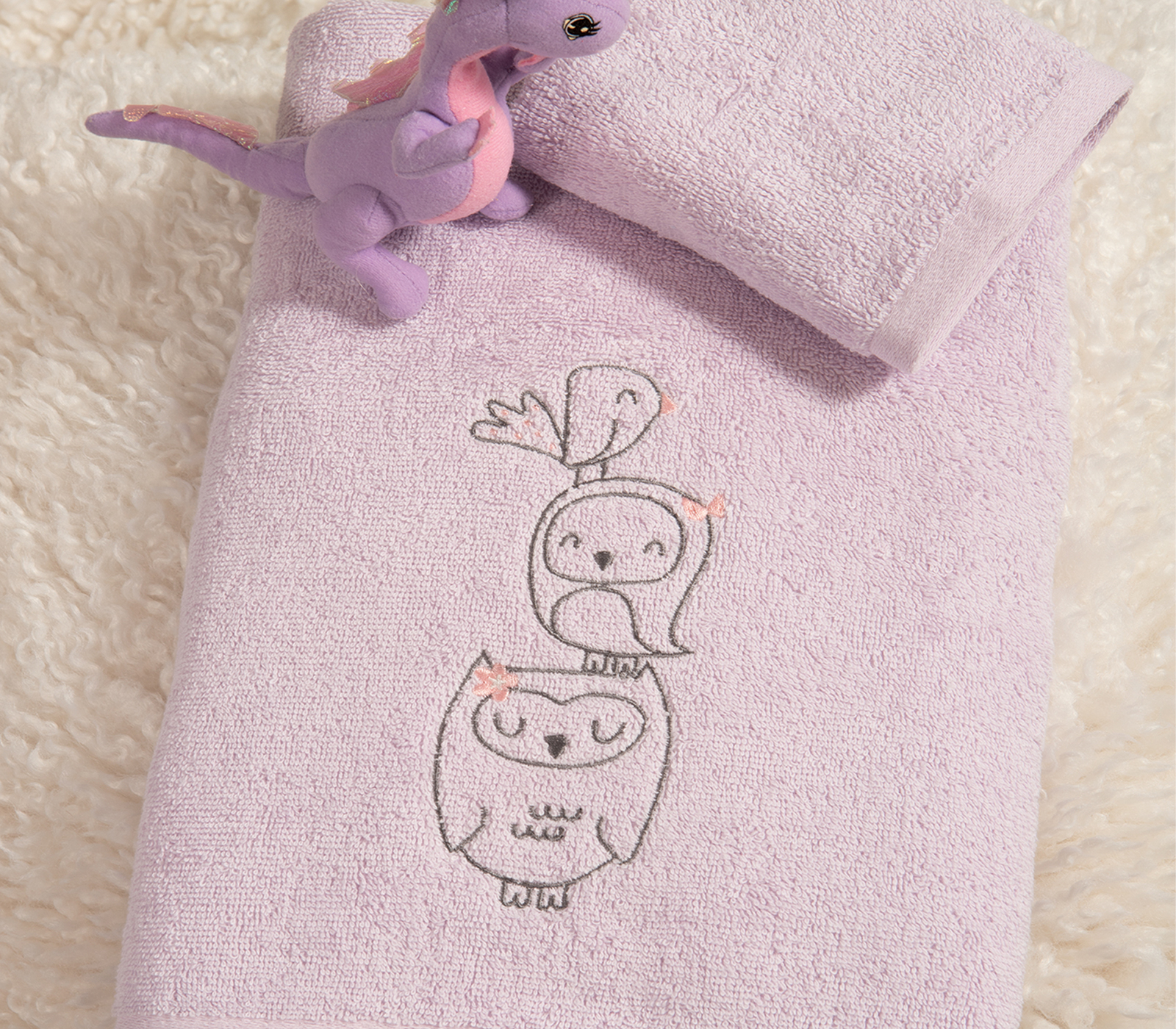 Nef-Nef Homeware ΠΕΤΣΕΤΑ BAMB BEST FRIENDS 2ΤΜΧ LAVENDER