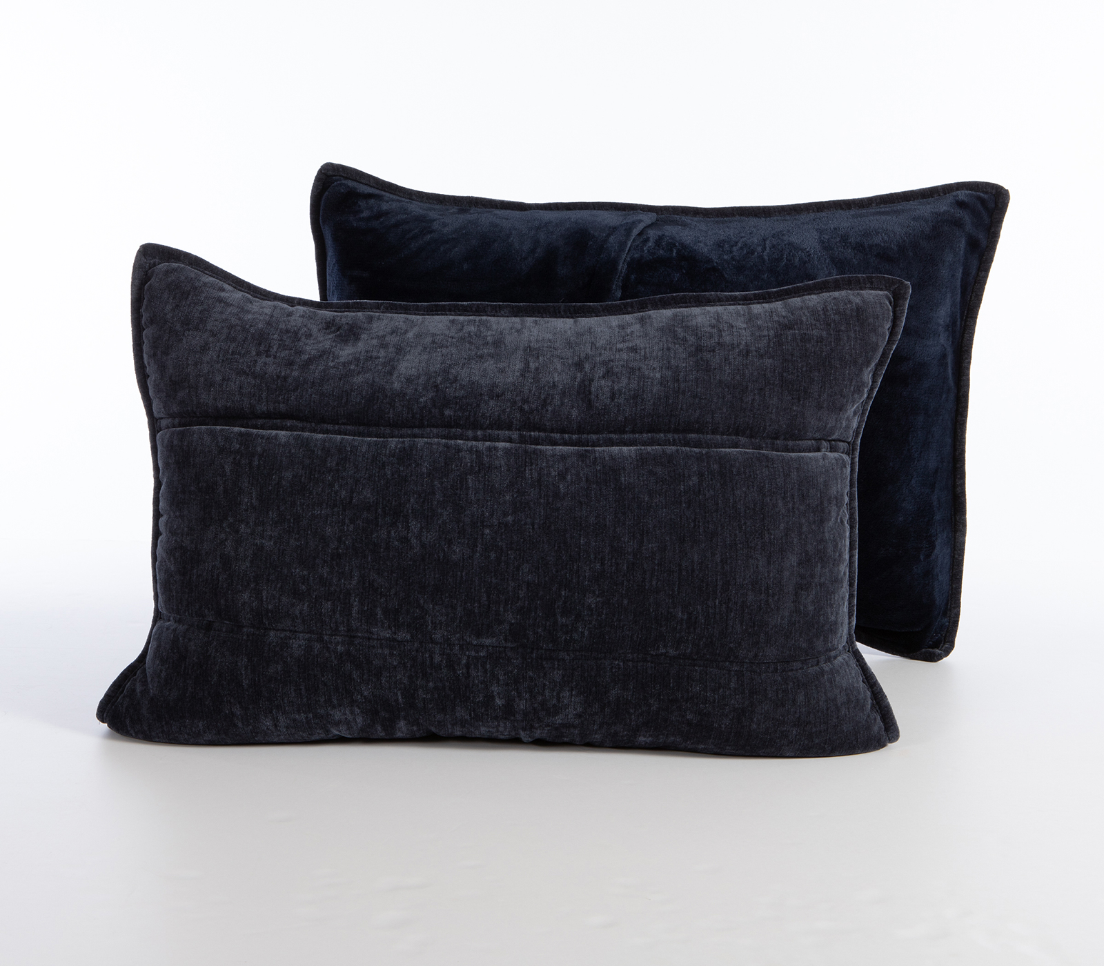 Nef-Nef Homeware Μαξιλαροθήκη Vania 2 τεμ. 52x72 Blue/Black
