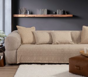 Nef-Nef Homeware ΡΙΧΤΑΡΙ ΠΟΛΥΘΡΟΝΑΣ ΑΚΡ-BAMB-ΠΟΛ JENERIA 170X180 BEIGE