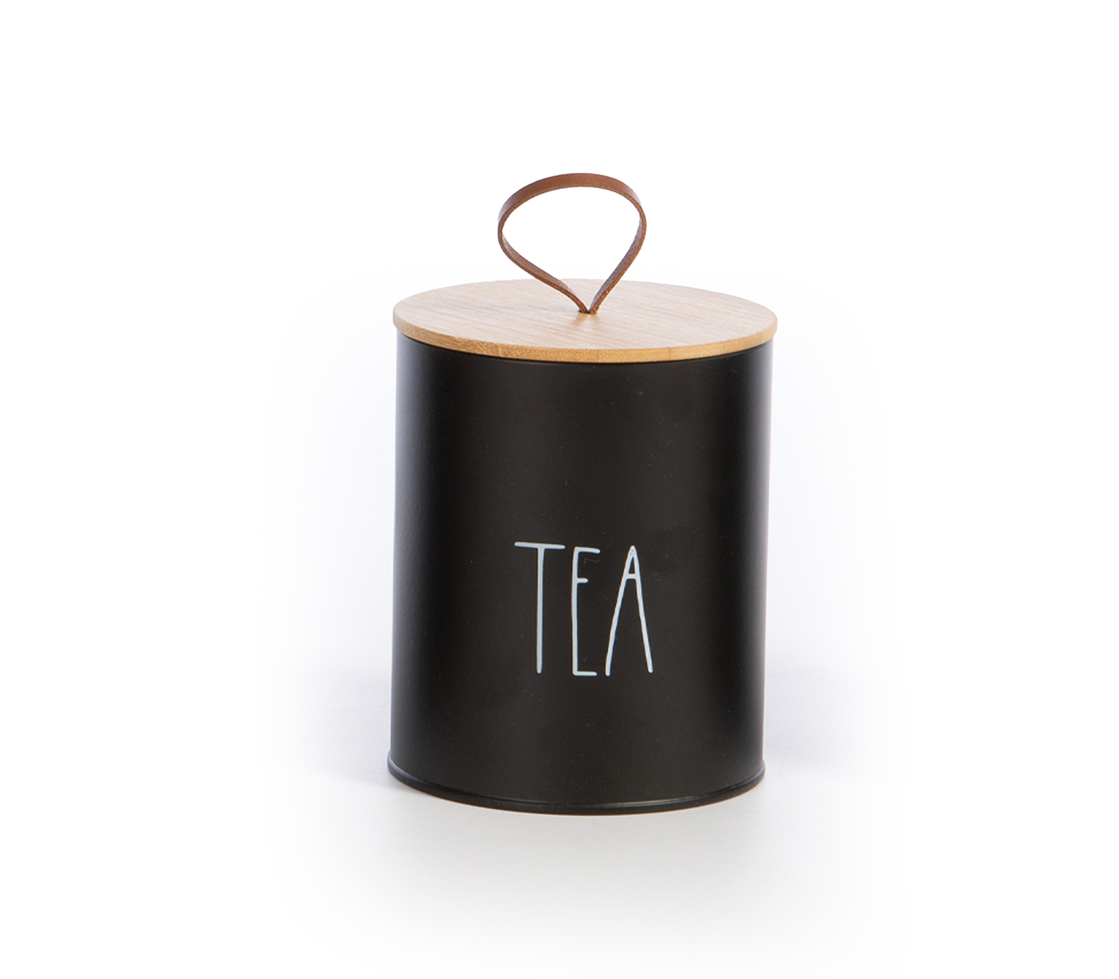 Nef-Nef Homeware Δοχείο Για Τσάι Μεταλλικό 'Tea' 10,4x10,4x13 BLACK