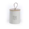 Nef-Nef Homeware Δοχείο Για Τσάι Μεταλλικό 'Tea' 10,4x10,4x13 White