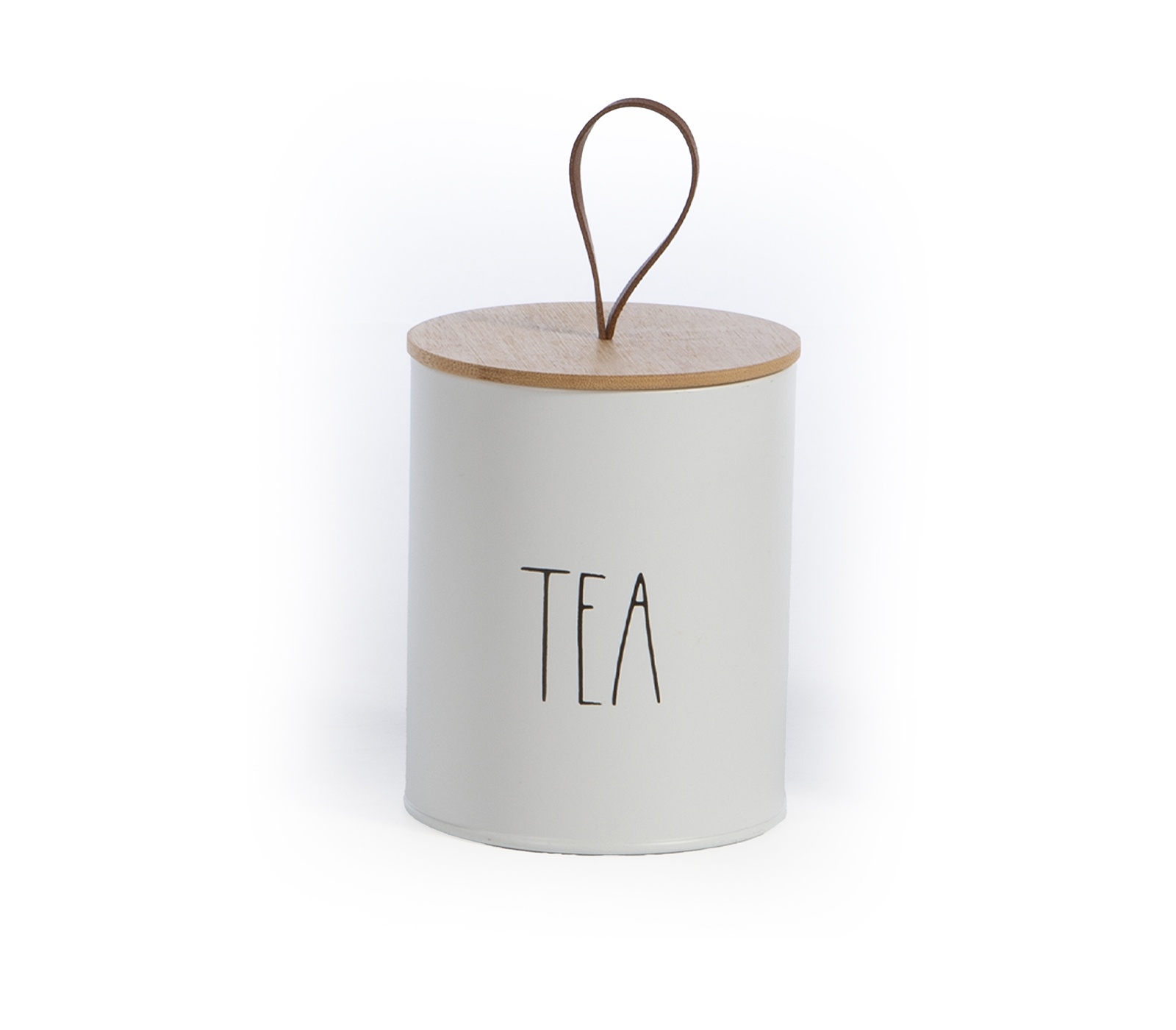 Nef-Nef Homeware Δοχείο Για Τσάι Μεταλλικό 'Tea' 10,4x10,4x13 WHITE