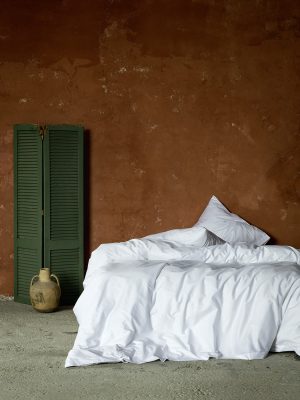 Nima Hotelling Σεντόνι 160x280 - 160 Κλωστές - 50% Βαμβάκι / 50% Πολυέστερ Λευκό