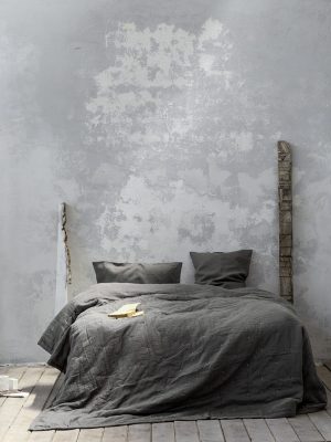 Nima Home Κουβερλί Γίγας Linen - Dark Gray Γκρι