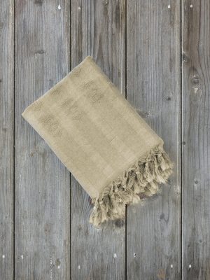 Nima Home Πετσέτα/Παρεό 95x150 - Argos Sand Beige Μπεζ