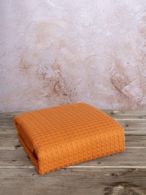 NIMA Home Κουβέρτα Μονή 160x240 Habit - Deep Orange Πορτοκαλί