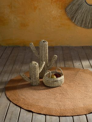 NIMA Home Στρογγυλό Χαλί Δ120 - Bergren Deep Orange Πορτοκαλί