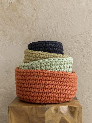 NIMA Home Καλάθι 28x15 - Panier Deep Orange Πορτοκαλί