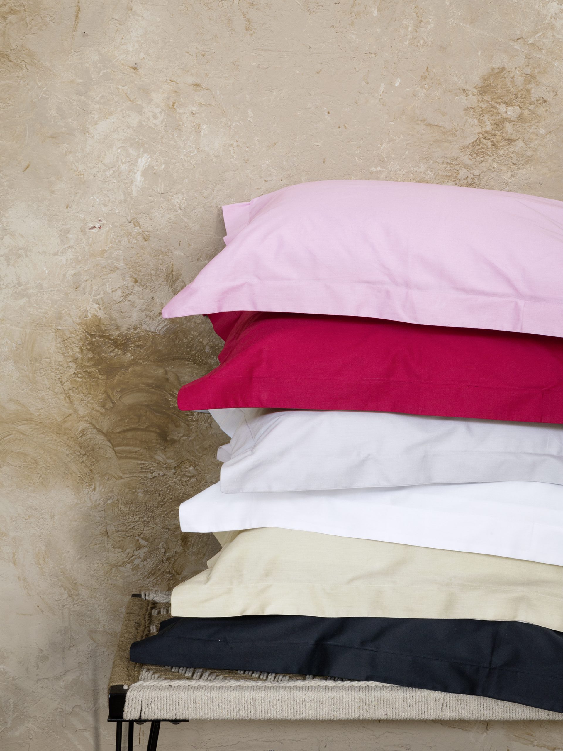 Nima Home Μαξιλαροθήκες Oxford Superior Satin - Red Κόκκινο - Image 2
