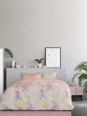 Kocoon Home Κουβερλί Υπέρδιπλο - Mostera Pink Ροζ