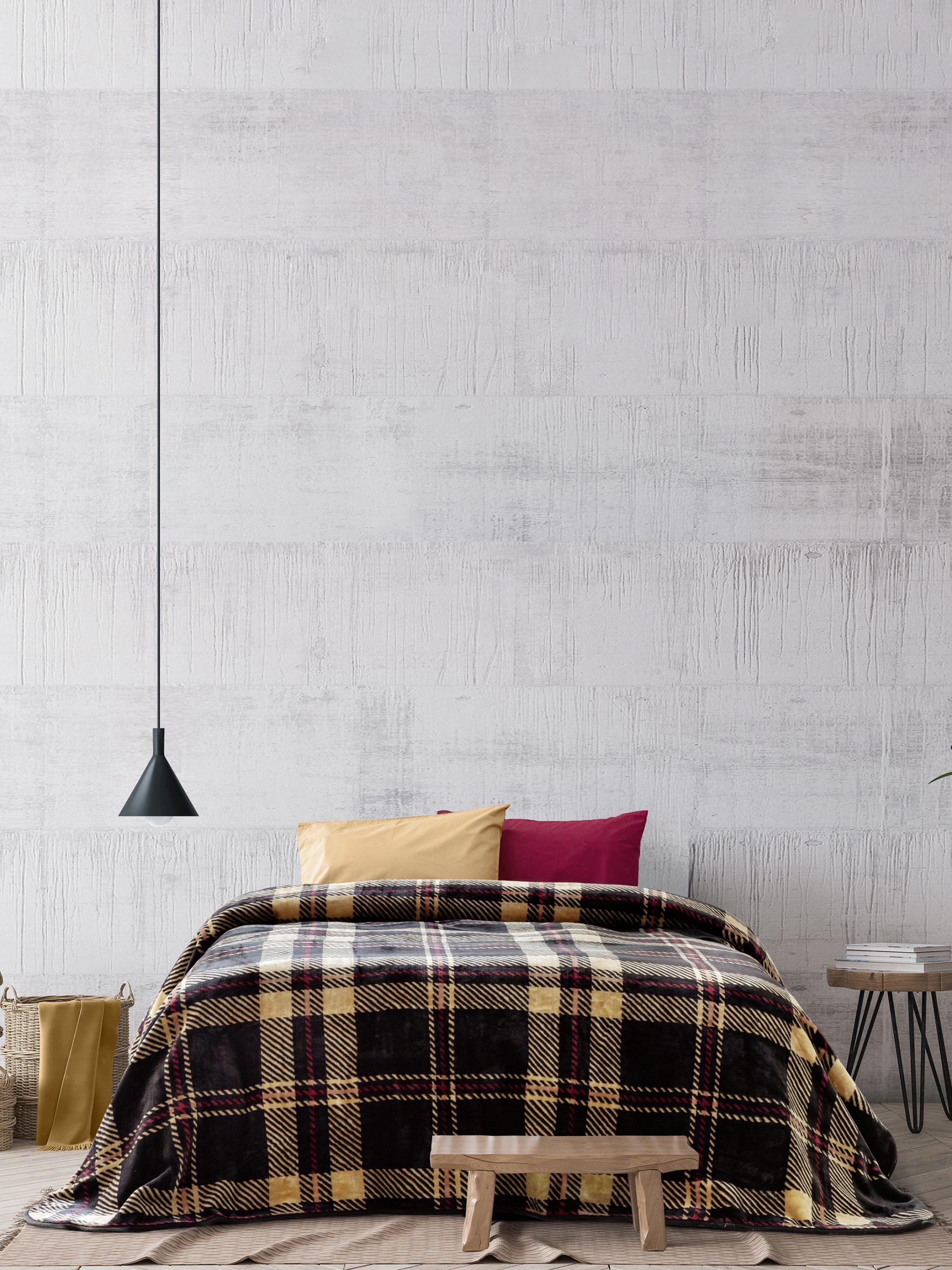 Kocoon Home Κουβέρτα Βελουτέ Υπέρδιπλη 220x240 - Olivia