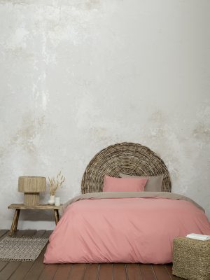 Nima Home Σετ Παπλωματοθήκη Μονή Abalone - Brown / Terracotta Καφέ, Τερακότα