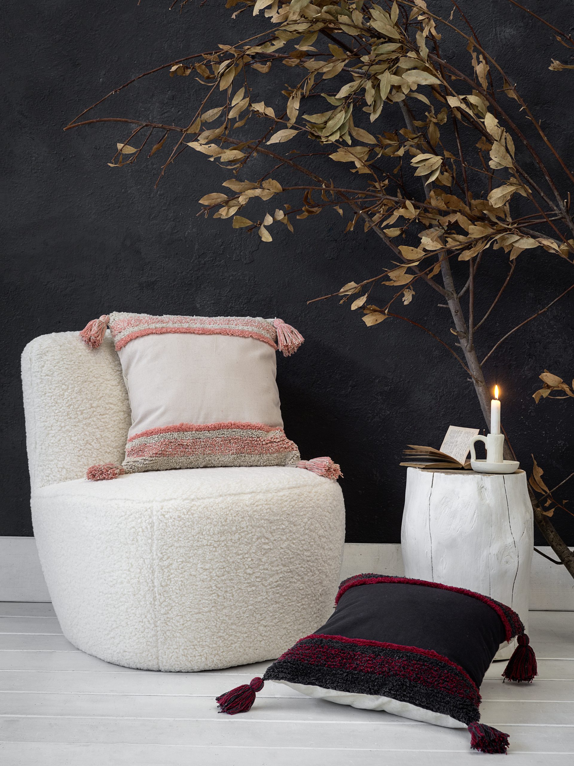 Nima Home Διακοσμητικό μαξιλάρι 45x45 - Janelle Earth Μπεζ - Image 3