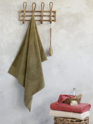 Nima Home Πετσέτα 90x145 Feel Fresh - Gold Brown Καφέ