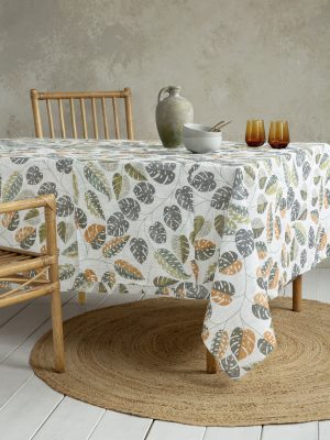 Nima Home Τραπεζομάντηλο 150x250 - Temple Μπεζ, Πράσινο