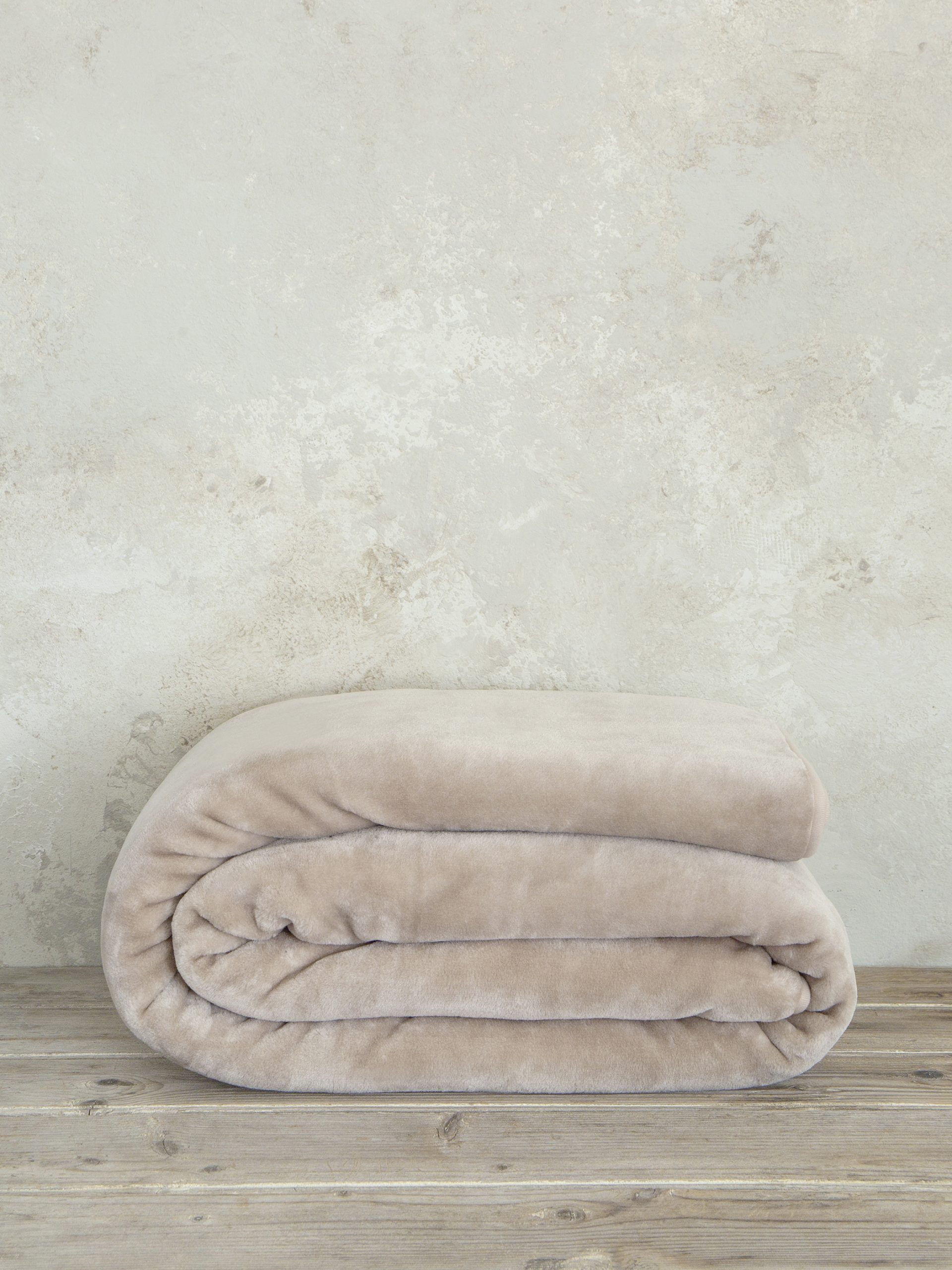 Nima Home Κουβέρτα Βελουτέ Γίγας 240x260 Coperta - Nude Μπεζ