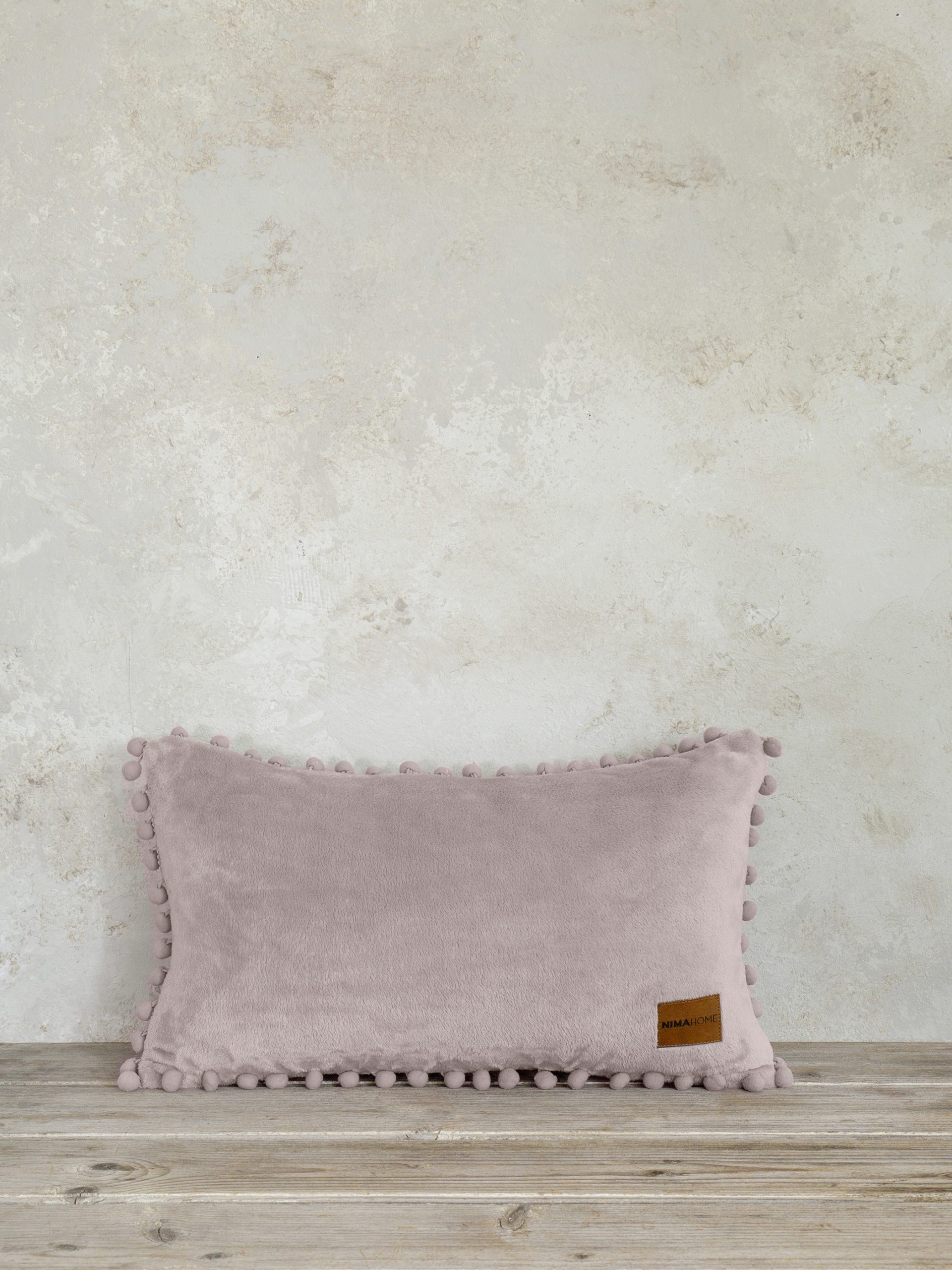 Nima Home Διακοσμητικό Μαξιλάρι 30x50 - Macia Nude Ροζ