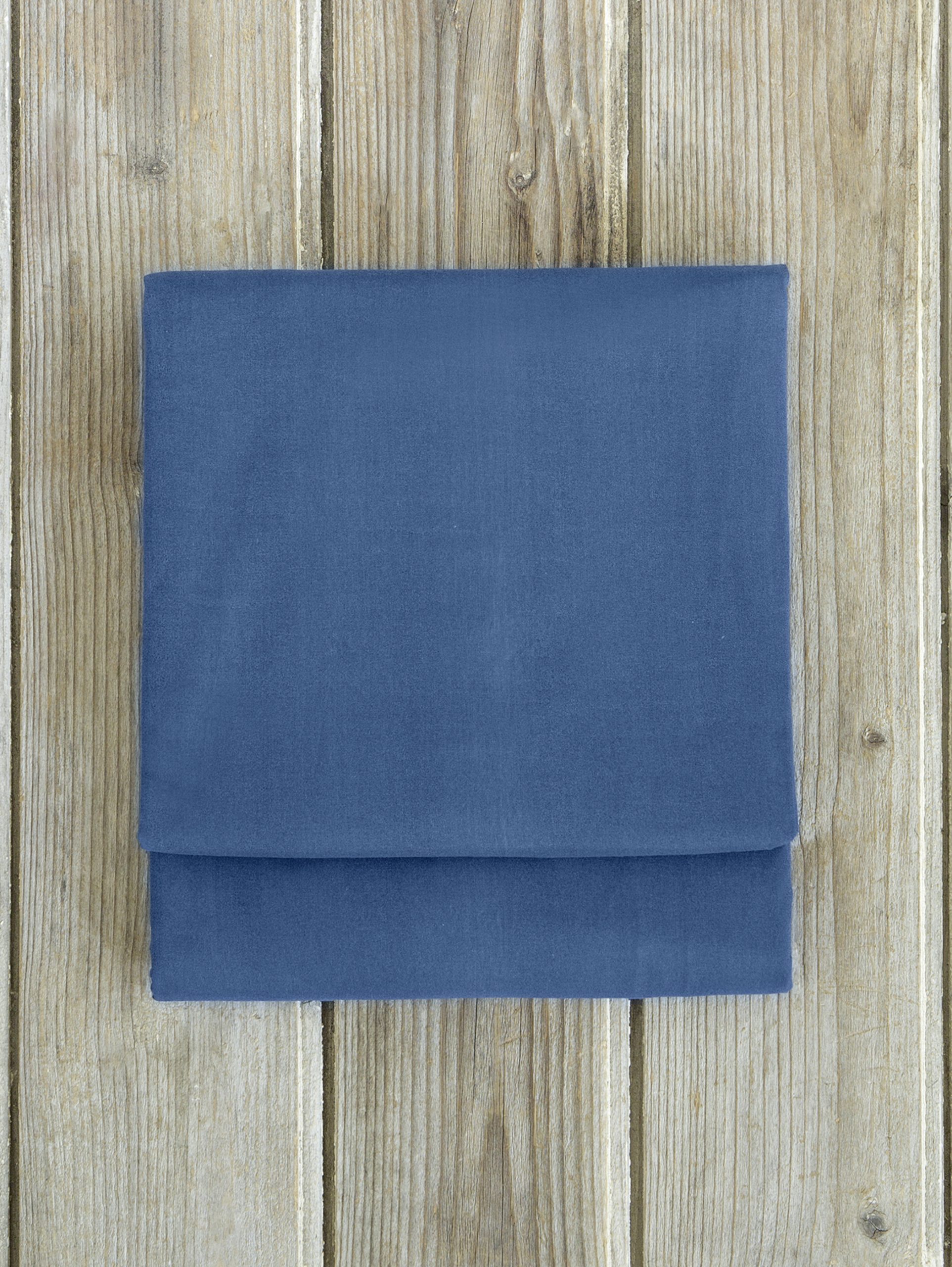Nima Home Σεντόνι Ημίδιπλο Unicolors - Dark Denim Μπλε