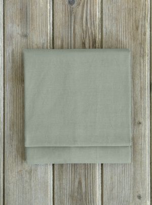 Nima Home Σεντόνι Μονό Unicolors - Rock Green Πράσινο