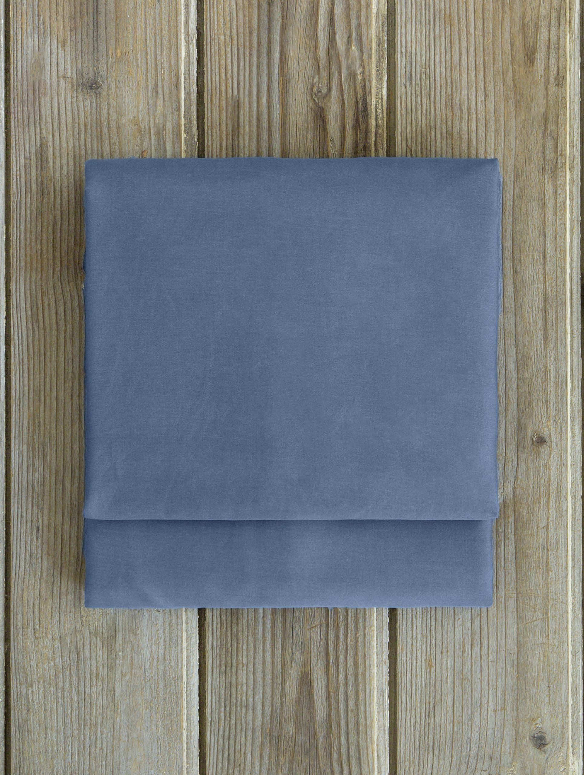 Nima Home Σεντόνι Μονό Superior Satin - Shadow Blue Μπλε