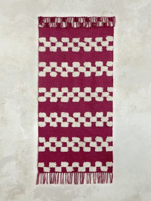 Nima Home Χαλάκι 60x130 - Lark Red Εκρού, Κόκκινο