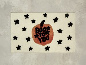 Nima Home Χαλάκι 70x110 - Halloween Εκρού, Πορτοκαλί, Μαύρο