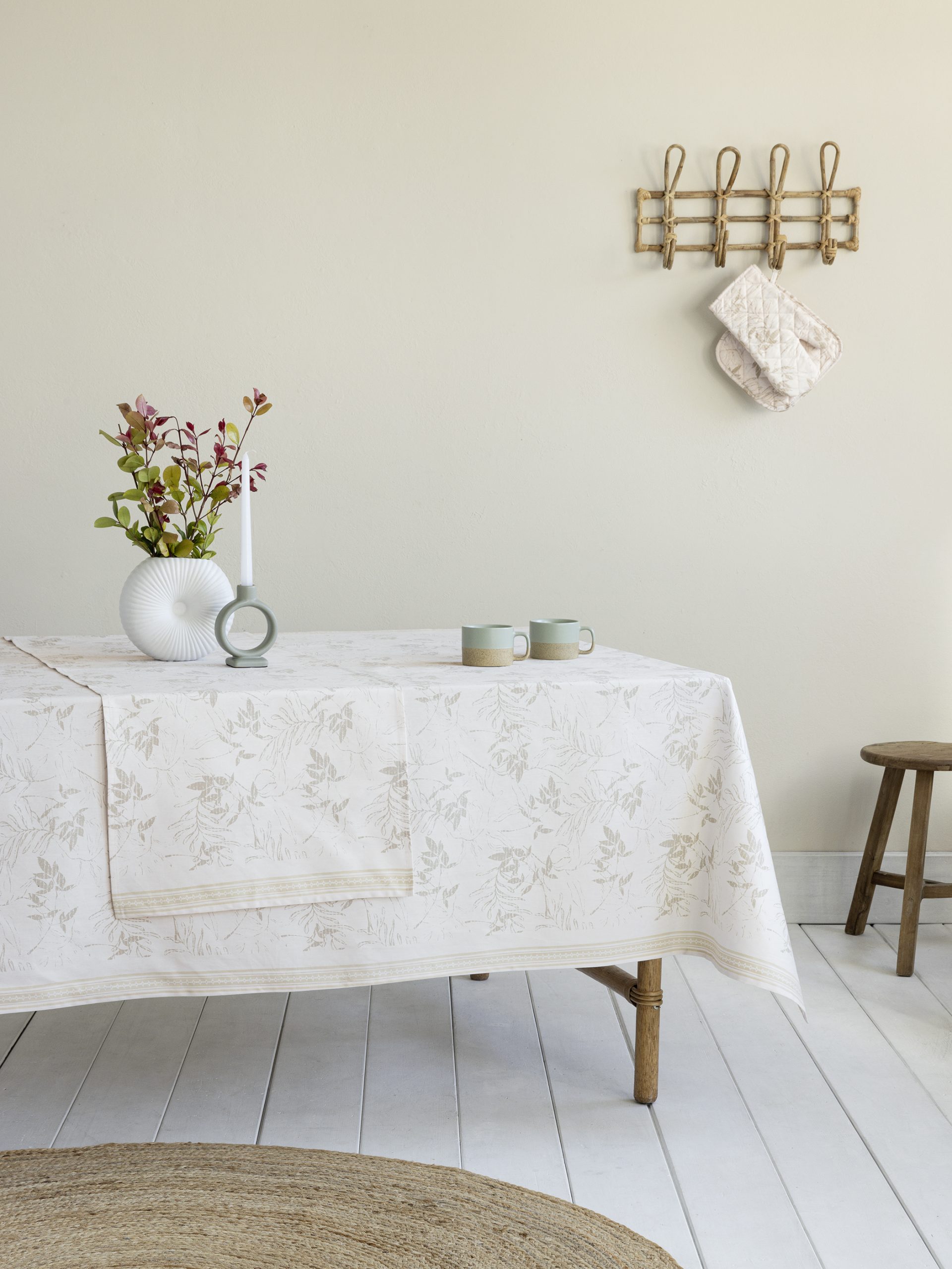 Nima Home Τραπεζομάντηλο 150x150 - Foliage Μπεζ