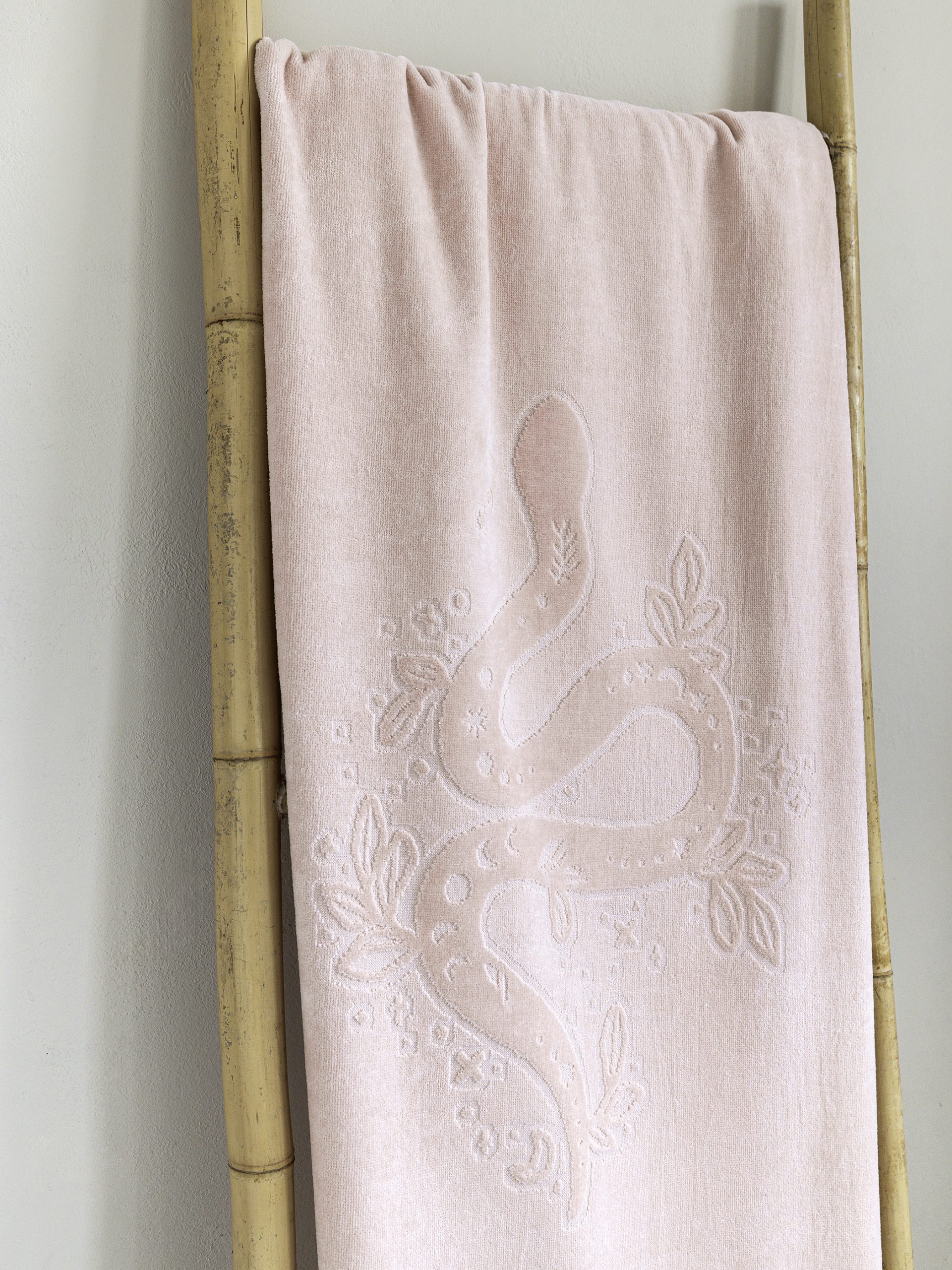 Nima Home Πετσέτα Θαλάσσης 90x160 - Maui Jacquard Ροζ