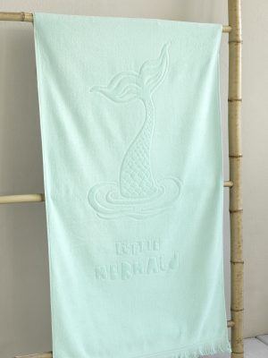 Nima Kids Πετσέτα Θαλάσσης 70x140 - Little Mermaid Jacquard Τιρκουάζ