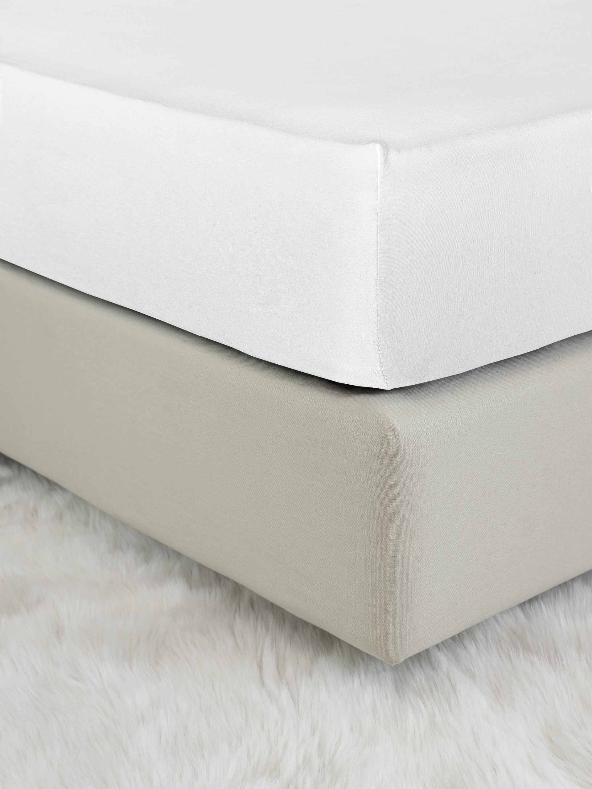 Nima Home Σεντόνι Μονό με Λάστιχο - Tender White Λευκό