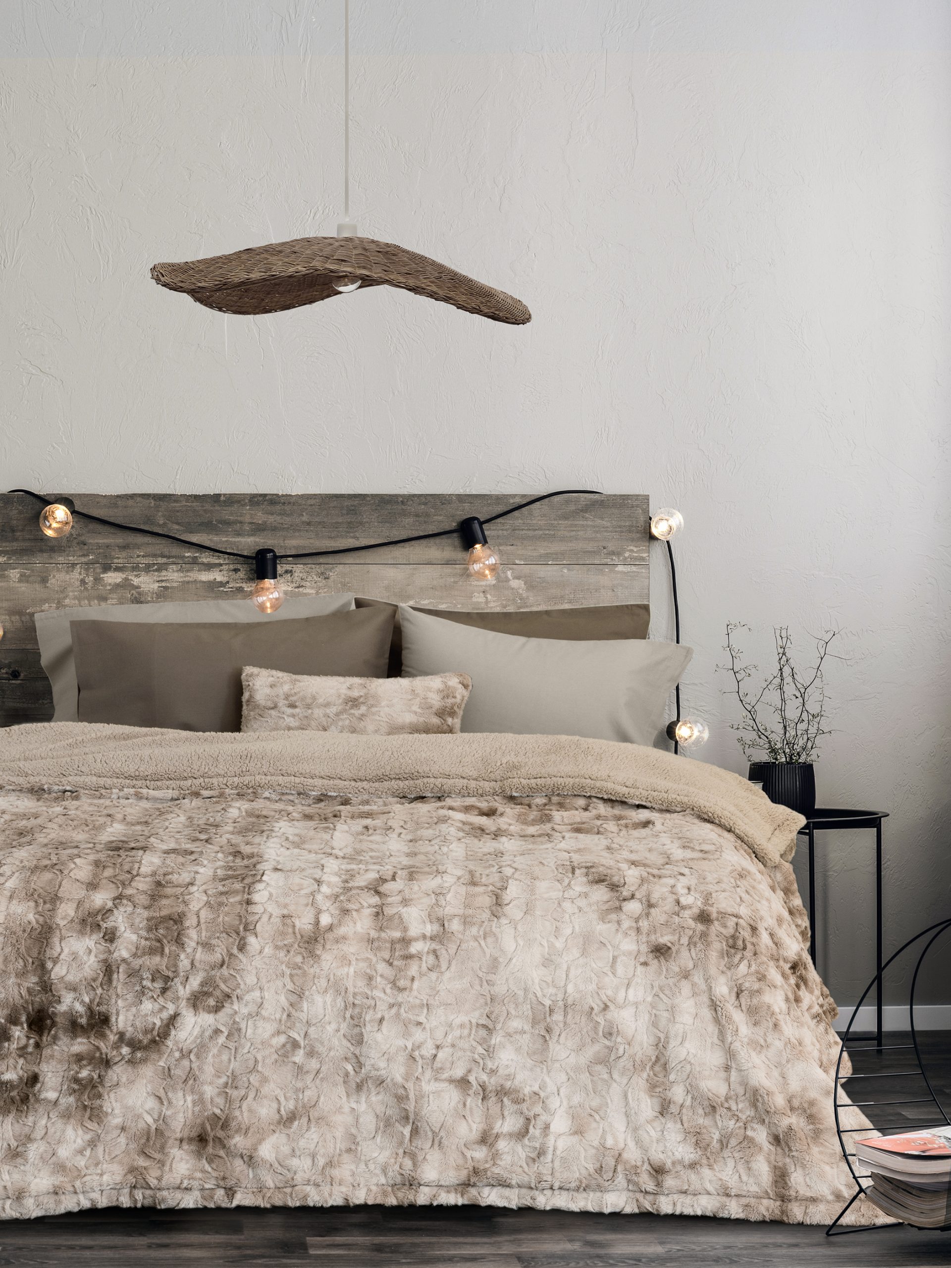 Nima Home Κουβέρτα Υπέρδιπλη 220x240 - Cloud Cream Μπεζ