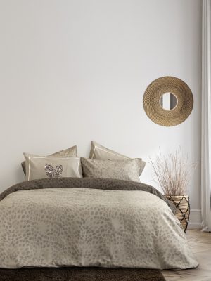 Nima Home Σετ Σεντόνια Μονά - Sylvan Μπεζ, Καφέ