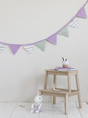 Nima Bebe Διακοσμητική Γιρλάντα 240x15 - Muffin Ροζ, Πράσινο