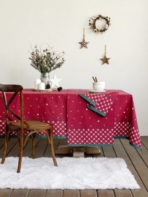 Nima Home Τραπεζομάντηλο 150x150 - Neva Κόκκινο, Πράσινο