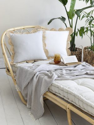 Nima Home Διακοσμητικό Μαξιλάρι 45x45 - Sage Gray Γκρι