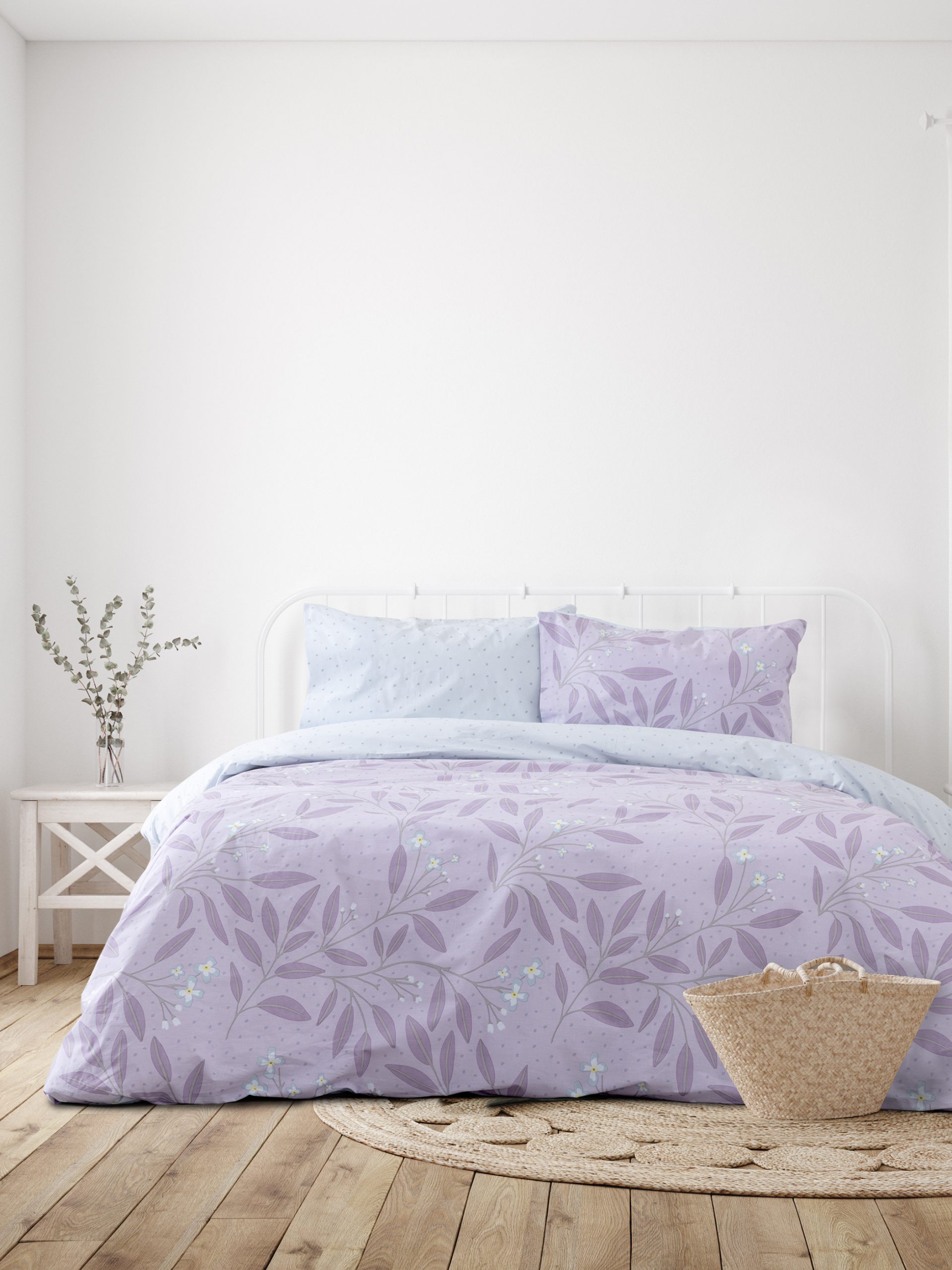 Kocoon Home Σετ Σεντόνια Υπέρδιπλα - Louisa 240x270, 52x72 Μωβ