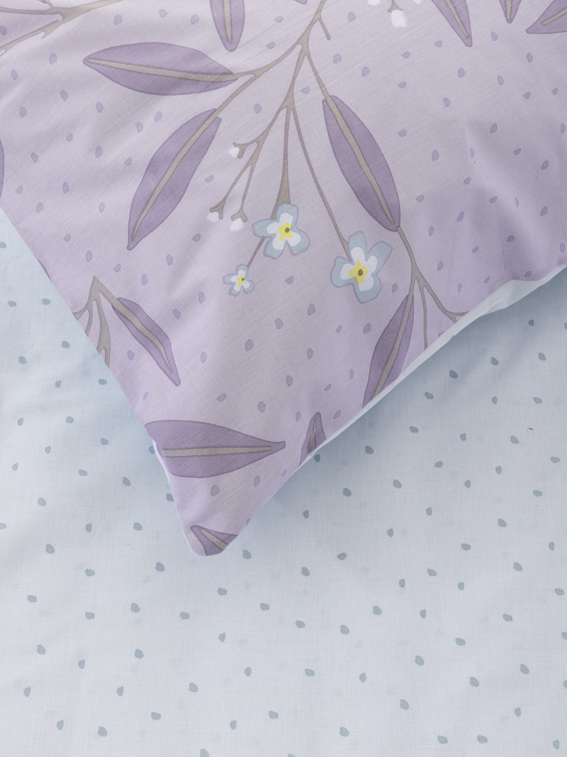 Kocoon Home Σετ Σεντόνια Υπέρδιπλα - Louisa 240x270, 52x72 Μωβ - Image 2