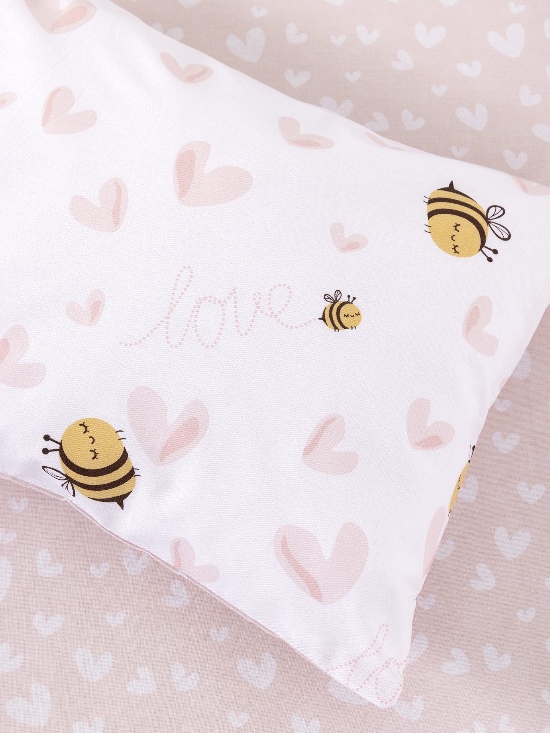 Kocoon Bebe Σετ Παπλωματοθήκη Κούνιας - Bee Love - Image 2
