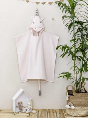 Nima Kids Πόντσο No 4/6 - Unicorn Ροζ