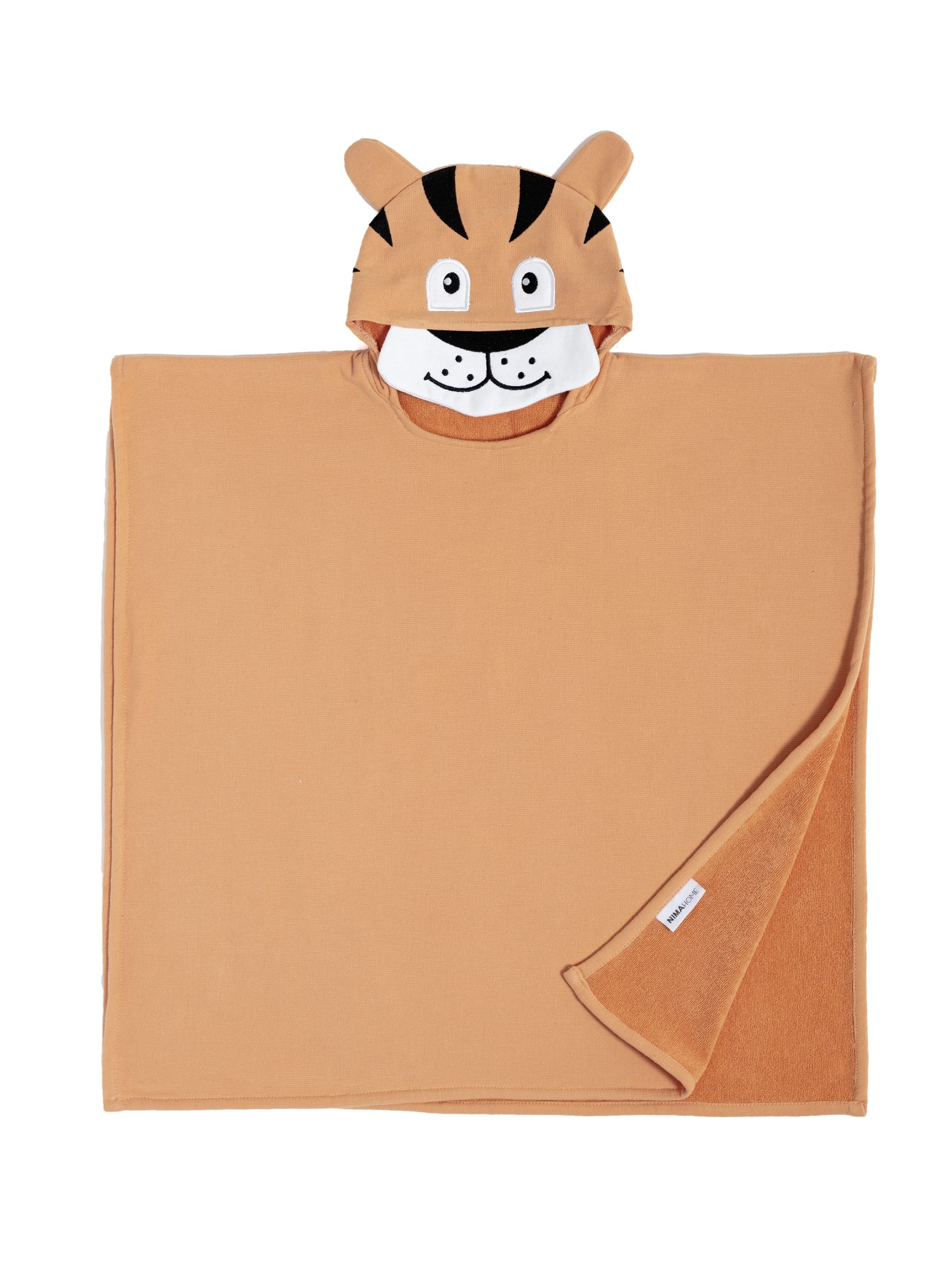 Nima Kids Πόντσο No 4/6 - Tiger Πορτοκαλί - Image 2
