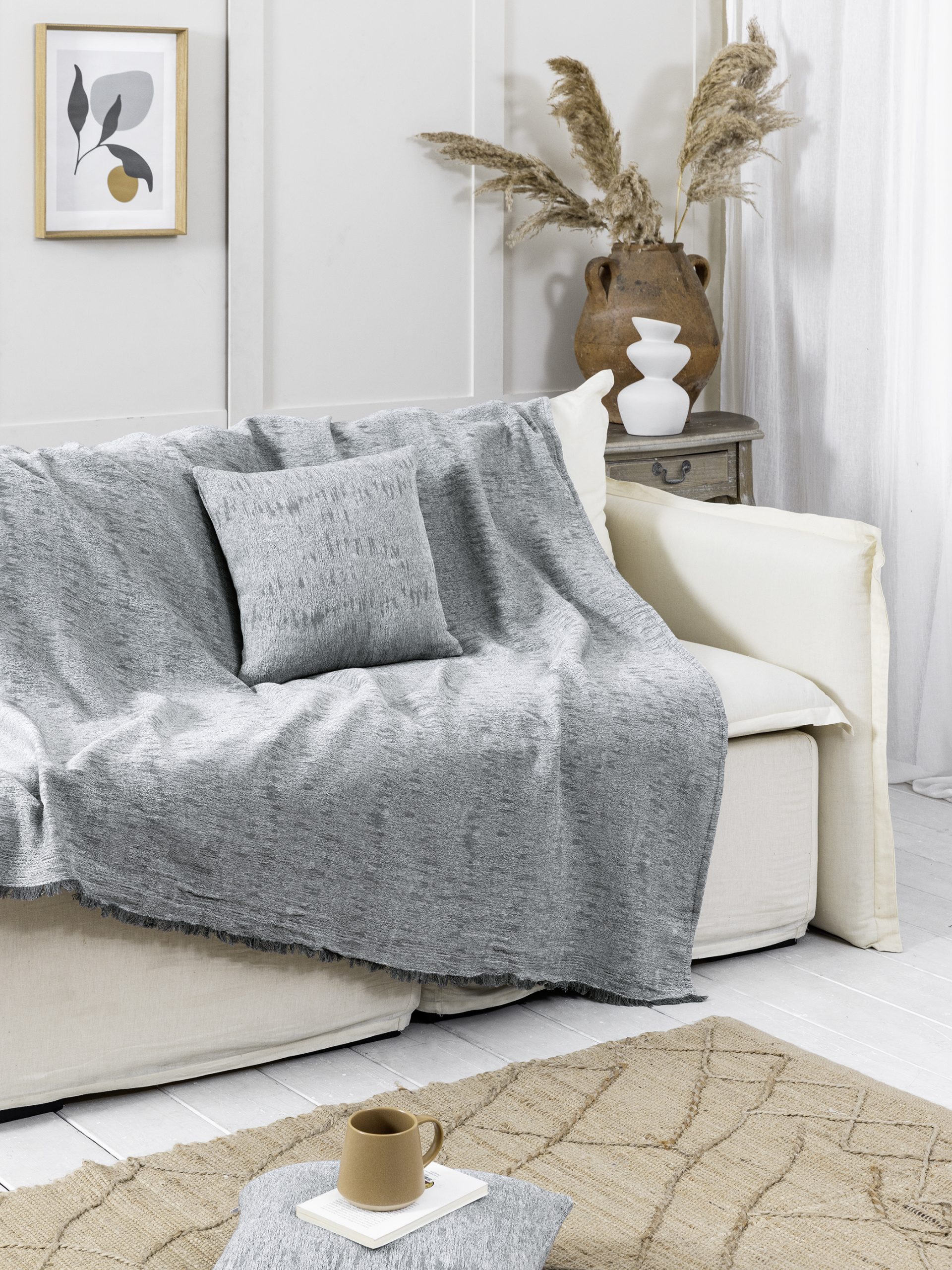 Nima Home Ριχτάρι 180x240 - Benito Gray Γκρι